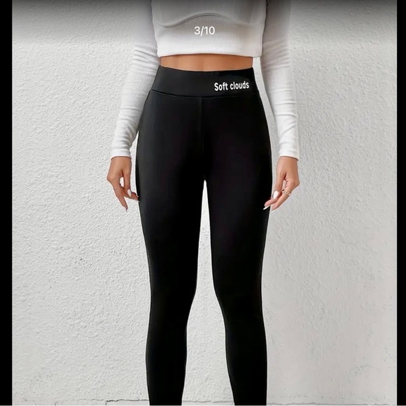 Plush Termal Pants/Fleece Leggings New! - Picture 1 of 7